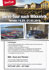 Skrei-Tour-Mikkelvik vom 14.03.-21.03.2018