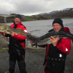 die ersten Fische aus Helgeland