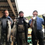 die Jungs mit schönen Fischen aus Øresvik